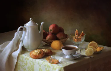 Un goûter chaleureux