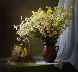 Fleurs sauvages estivales au charme rustique