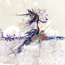 Oiseaux de Fleurs de Cerisier