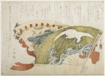 (Deux éventails), vers 1820