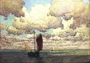 Nuages et bateaux