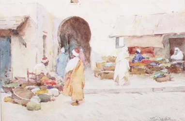 Marchands de fruits, Kairouan