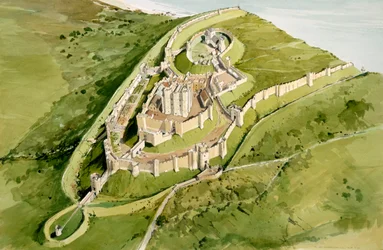 Château de Douvres, vers 1300, vers 1990-2010