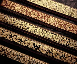 Couvertures de livres manuscrits à motifs Lai Kaam