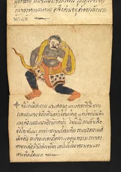 Satra sur la divination et les conseils pour une vie heureuse et saine (livre plié en papier)