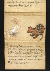 Satra sur la divination et les conseils pour une vie heureuse et saine (livre plié en papier)