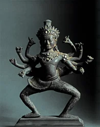 ART THAI : Bodhisattva Lokevsara ou Siva. Style Lopburi.