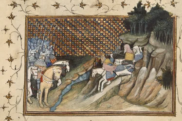 Art Mór chevauchant pour rencontrer le comte de Gloucester, de 