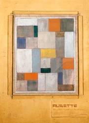 Aubette, design pour la scène, pour Le Plafond, 1926