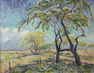 Paysage près de Kaiserswaldau
