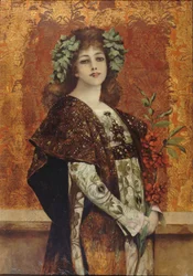 Portrait de Sarah Bernhardt 1844-1923 en Gismonda, vers 1896
