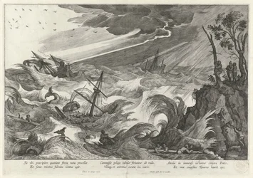 Automne : tempête en mer