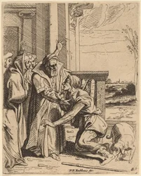 Le Fils prodigue reçu par son père