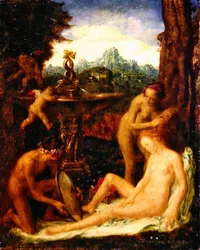 Vénus à sa toilette