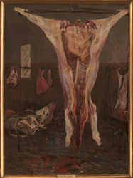 Un bœuf abattu, Rome