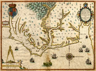 Americae Pars, Nunc Virginia... (Carte de la Virginie)