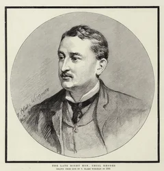 Le défunt très honorable Cecil Rhodes