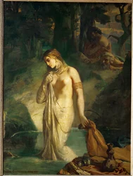 Suzanne au bain - Susanna in her bath ...