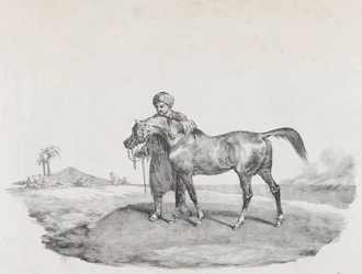 Un cheval arabe, 1821