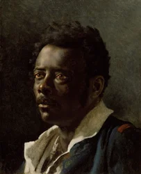 Homme noir (étude de portrait)