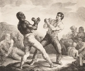 Boxeurs, 1818