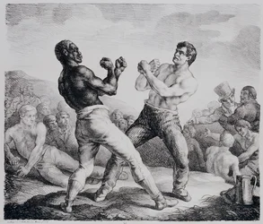 Boxeurs, 1818
