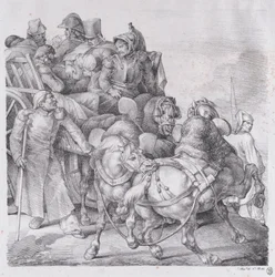 Chariot Chargé de Soldats Blessés, 1818