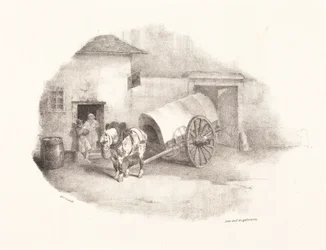 Cheval de charrette sorti des Limons