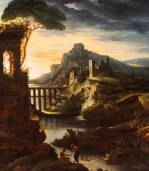 Soir: Paysage avec un Aqueduc