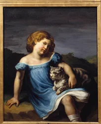 Portrait de Louise Vernet enfant