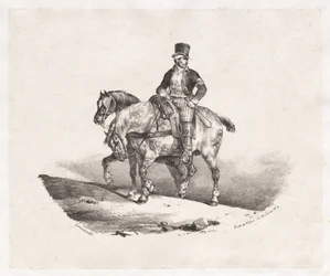 Facteur ou Deux Chevaux Attelés, 1823