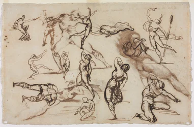Feuille de croquis verso