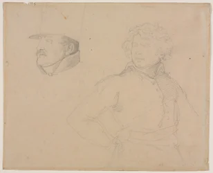 Étude de deux soldats, 1818-1819