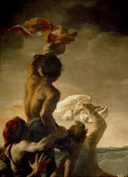 Le Radeau de la Méduse. Peinture d