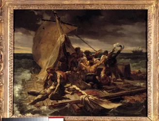Le radeau de la Méduse. Premières esquisses