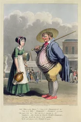 Publicité pour le Champagne de Charles Wright, gravée par George Hunt, c.1827