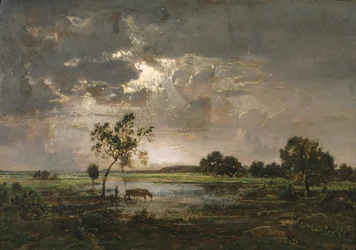 Paysage, vers 1842 (huile sur panneau)