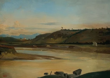 Paysage avec rivière