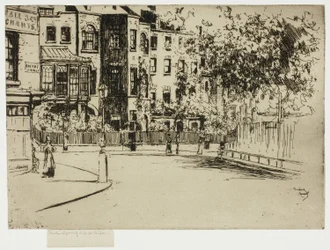 Le coin de Cheyne Walk, Chelsea