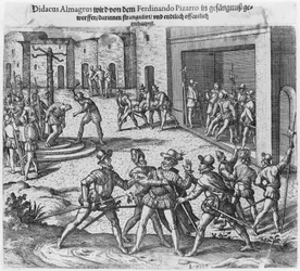 Capture, procès et exécution de Diego de Almagro sur ordre de Francisco Pizarro
