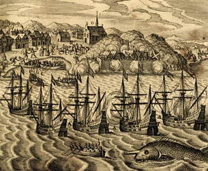Vue du port d