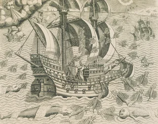Poisson ailé des mers des Indes, illustration de l