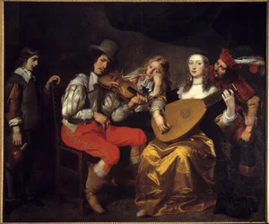 Un concert en 1650 (Pays-Bas)