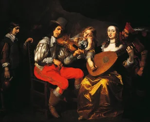 Le concert, par Theodor van Thulden, vers 1650