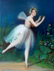 Portrait de Carlotta Grisi dans Giselle