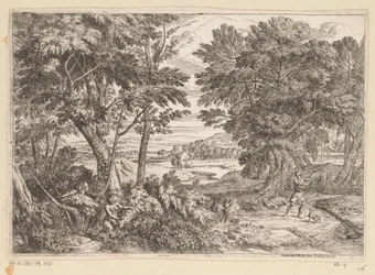 Paysage arcadien avec Céphale et Procris