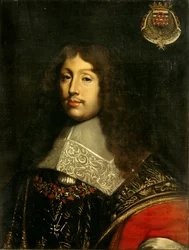 Portrait du duc François de La Rochefoucauld (1613-1680), écrivain français. Peinture de Théodore Chassériau (1819-1856)