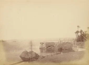 Vue du port antique d