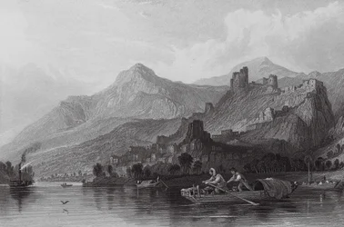 Rochemaure, sur le Rhône