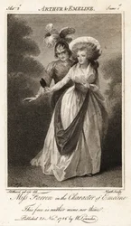 Mlle Elizabeth Farren dans le rôle d